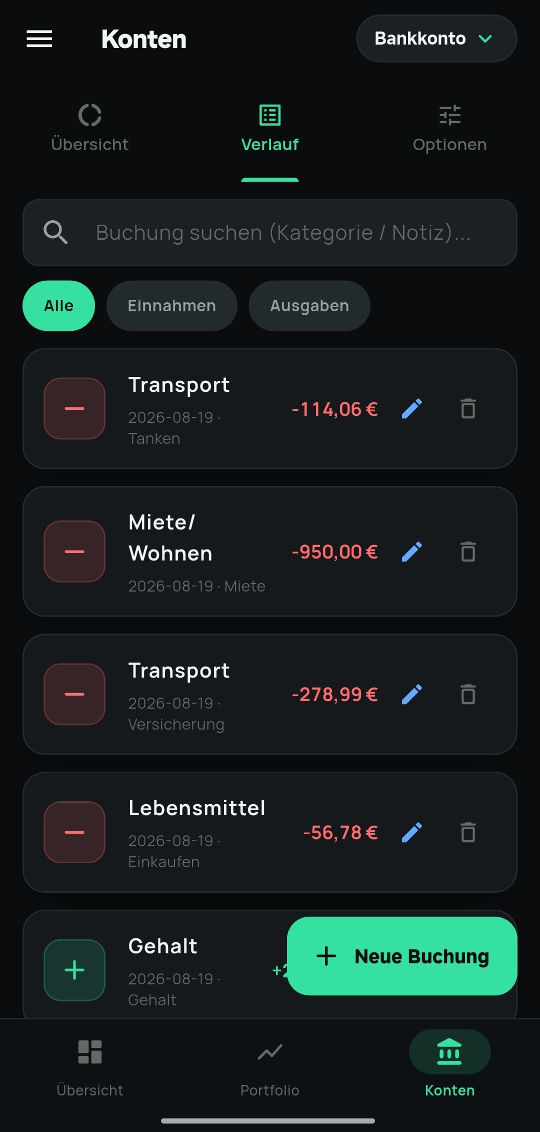 Monetra – App – Screenshot 8