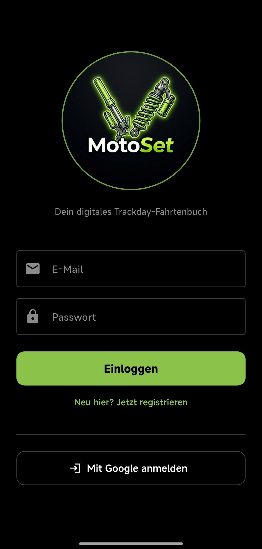 MotoSet – App – Screenshot 1