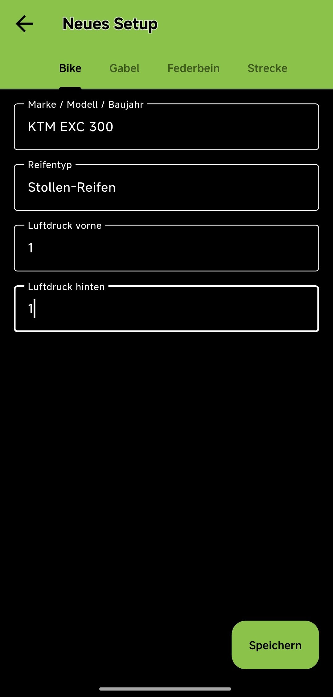 MotoSet – App – Screenshot 2